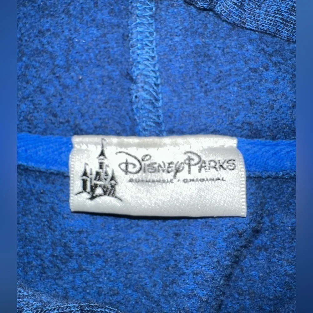 Disney Parks Mickey Mouse Pullover Hoodie Unisex Size XL Heathered Blue Pocket - Picture 5 of 9